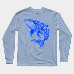 Majestic Whale Long Sleeve T-Shirt